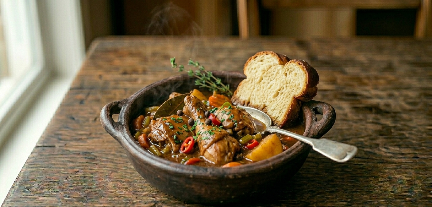 BROWN STEW CHICKEN